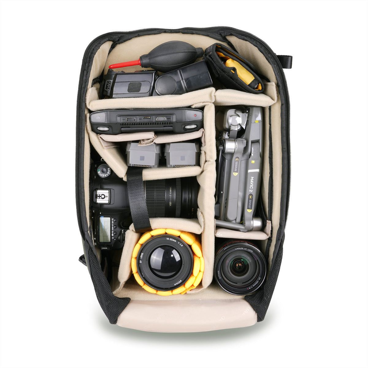 Vanguard VEO SELECT 45BFMBK Fotorucksack – 15 l, für 10,5" Tablet, 465 × 300 × 210 mm – schwarz