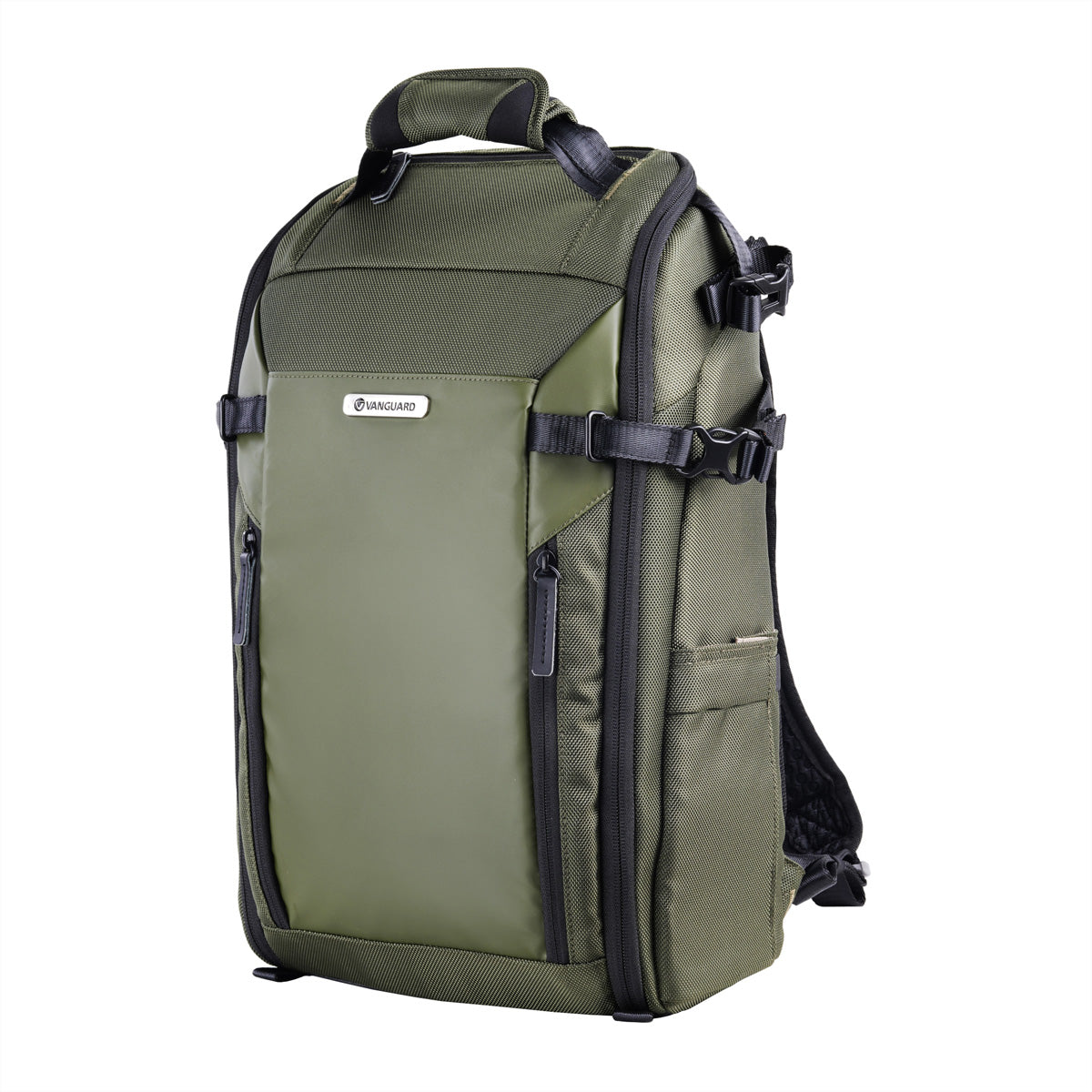 Vanguard VEO SELECT 45BFMGR Fotorucksack – 15 Liter, 465 × 300 × 210 mm – für 10,5" Tablet – Grün