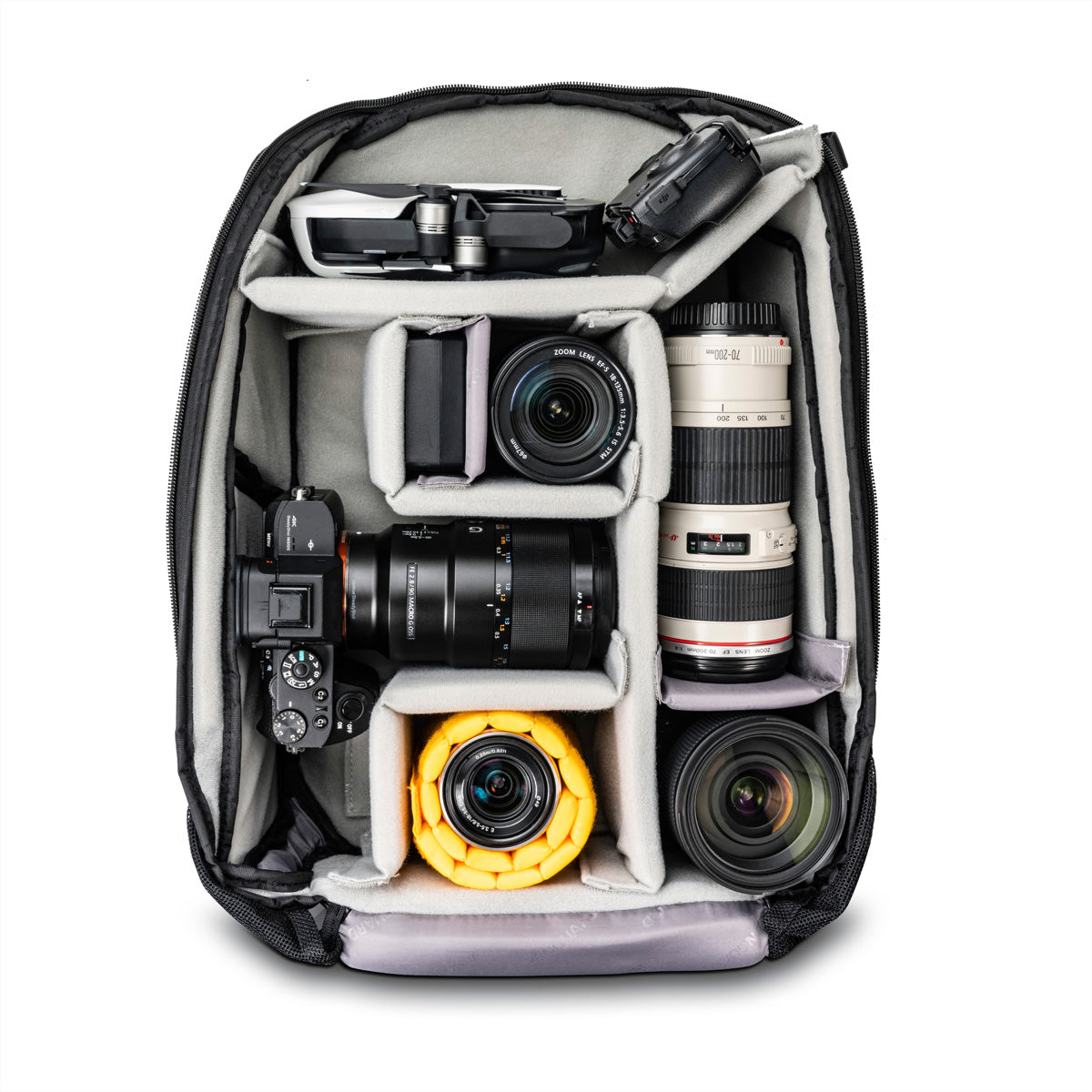 Vanguard VEO SELECT 45BFMGR Fotorucksack – 15 Liter, 465 × 300 × 210 mm – für 10,5" Tablet – Grün