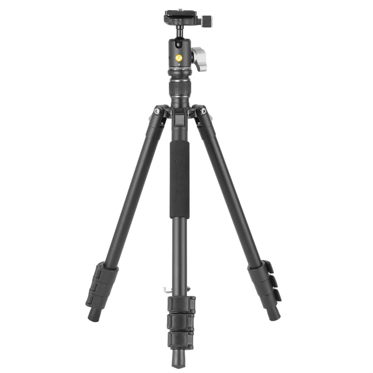 Vanguard VESTA GO 204AB Reisestativ – bis 138,5 cm, Traglast 3 kg, 4-teilig – Silber