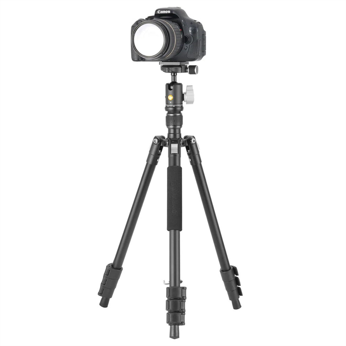 Vanguard VESTA GO 204AB Reisestativ – bis 138,5 cm, Traglast 3 kg, 4-teilig – Silber