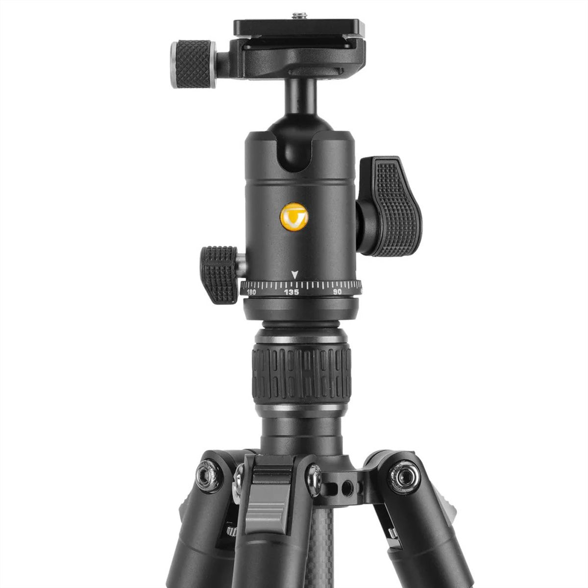 Vanguard VESTA GO 264CB Reisestativ – 161,5 cm, 10 kg, Arca-Swiss kompatibler VEO BH-60 Kugelkopf – Schwarz