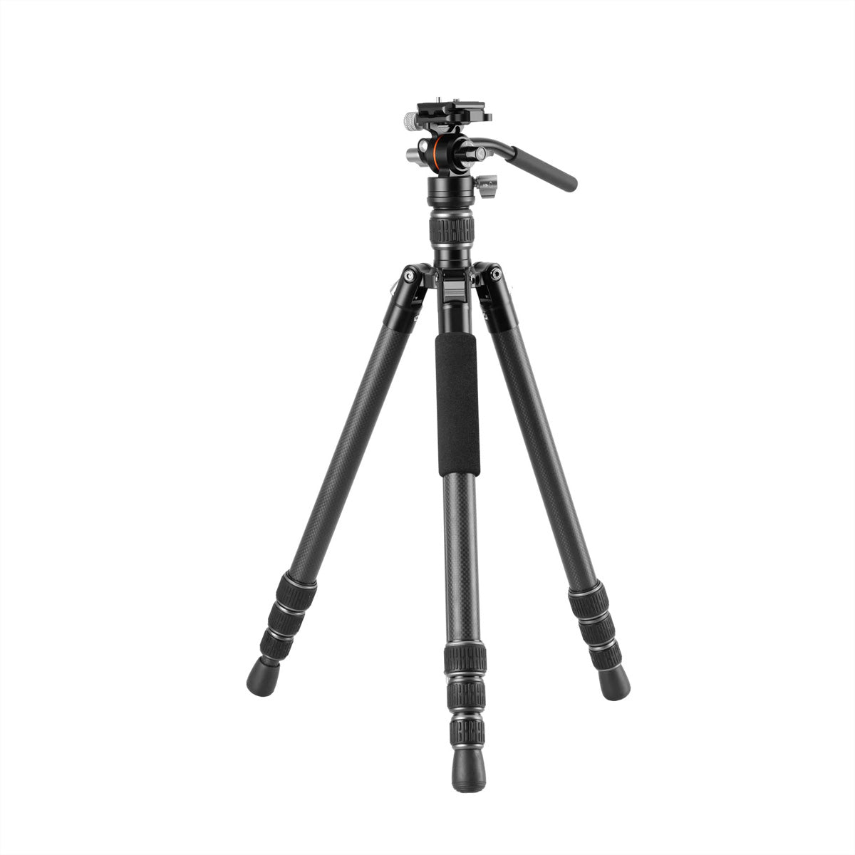 Vanguard VESTA GO 264CV12 Reisestativ mit VEO PV-12 Videokopf, Carbon – 164 cm – 16 kg