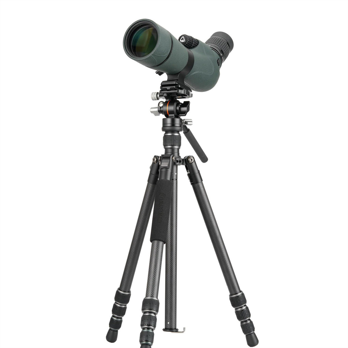 Vanguard VESTA GO 264CV12 Reisestativ mit VEO PV-12 Videokopf, Carbon – 164 cm – 16 kg