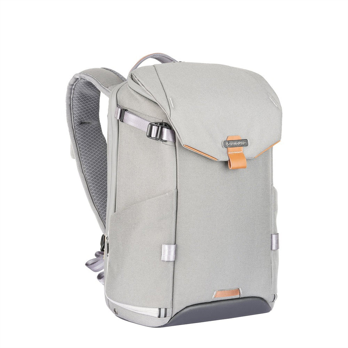 Vanguard VEO CITY B42 Fotorucksack – 16 l, für 14" Laptop, Stativfach, Regenschutz – Grau