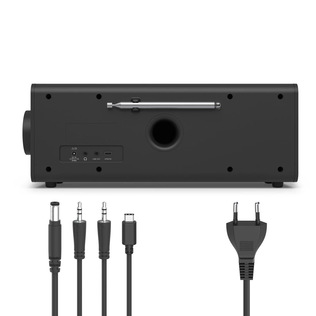 Hama DR2002 – Radiowecker DAB+/UKW, Bluetooth – Schwarz