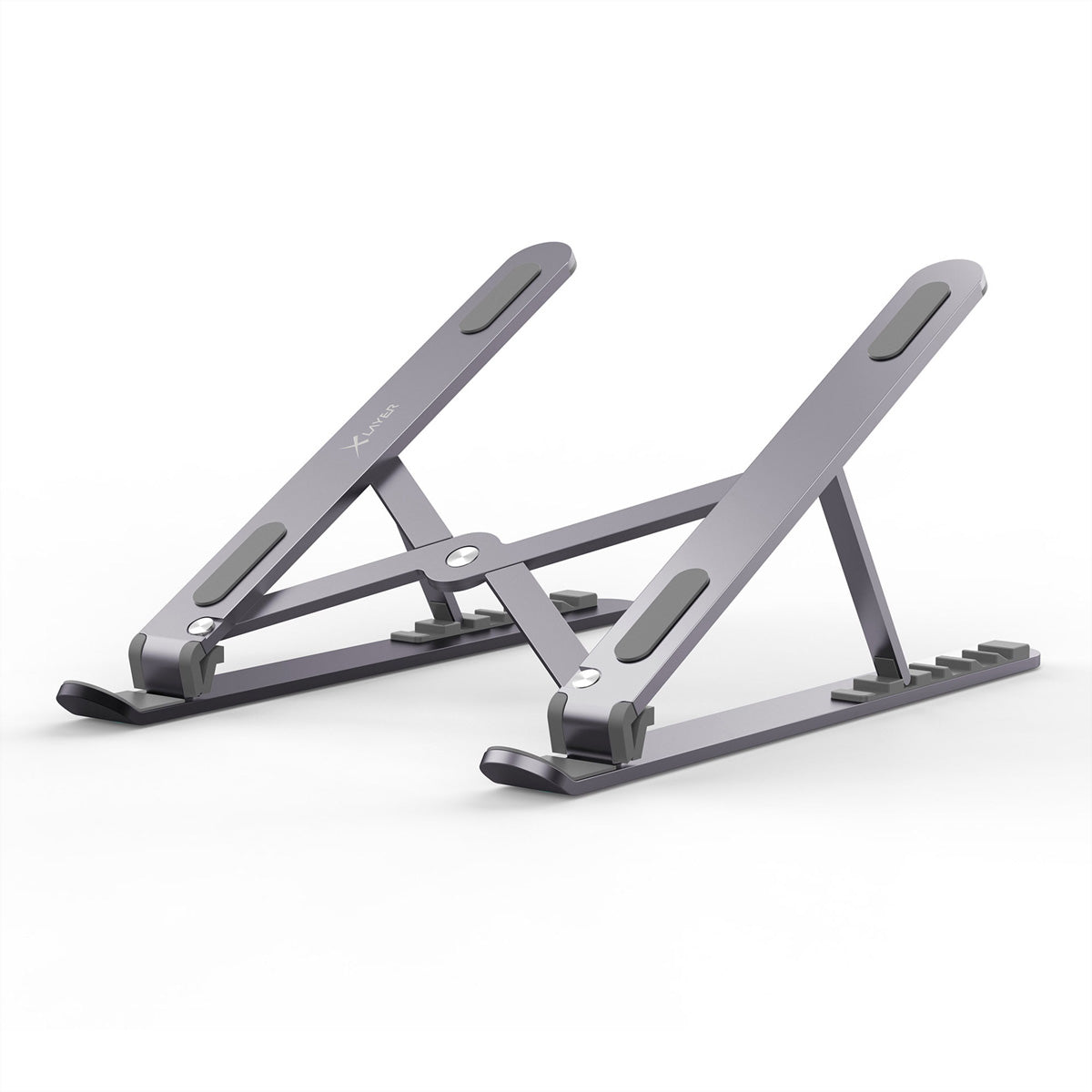 Xlayer Laptop-Ständer – faltbar, Aluminium, Traglast bis 40 kg – für Lenovo – Grau