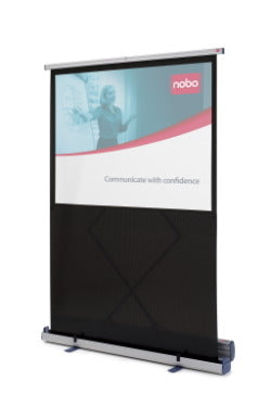 Nobo Mobile Leinwand – 4:3, 120 × 90 cm, grau