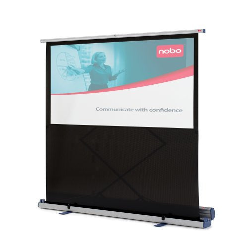 Nobo Mobile Leinwand – 4:3, 120 × 90 cm, grau