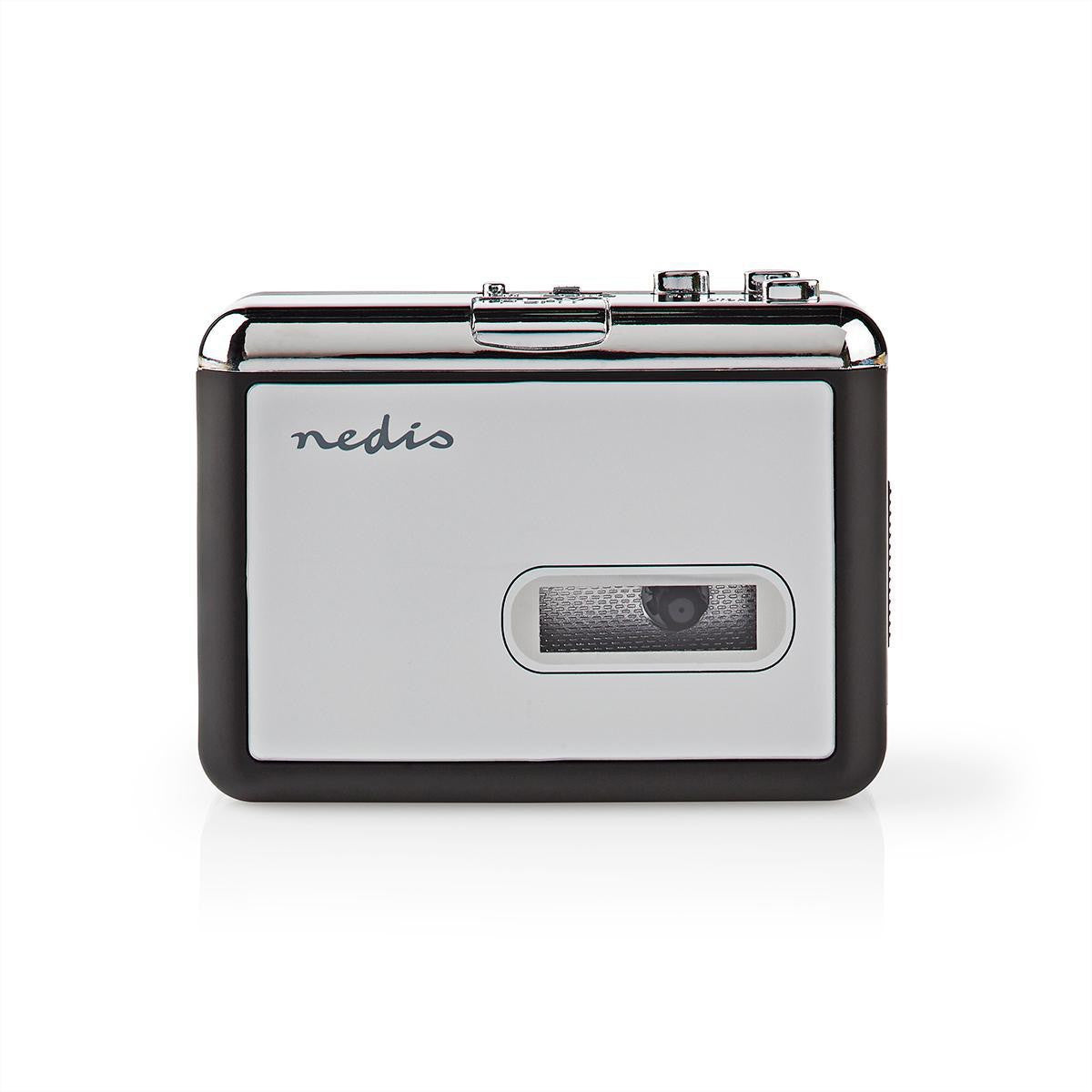 Nedis Kassetten-Adapter – Kassetten-Digitalisierer, Micro-USB, 3,5 mm – Grau