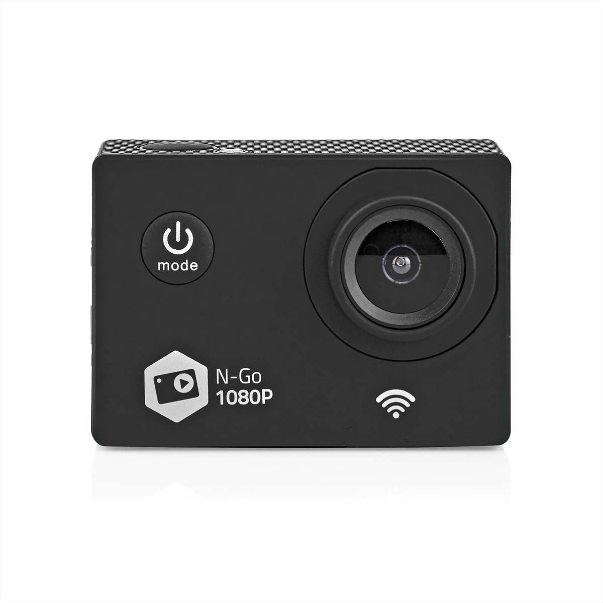 Nedis Action Cam – Unterwasserkamera, wasserdicht bis 30 m, 12 MP, 1080p, 30 fps, schwarz