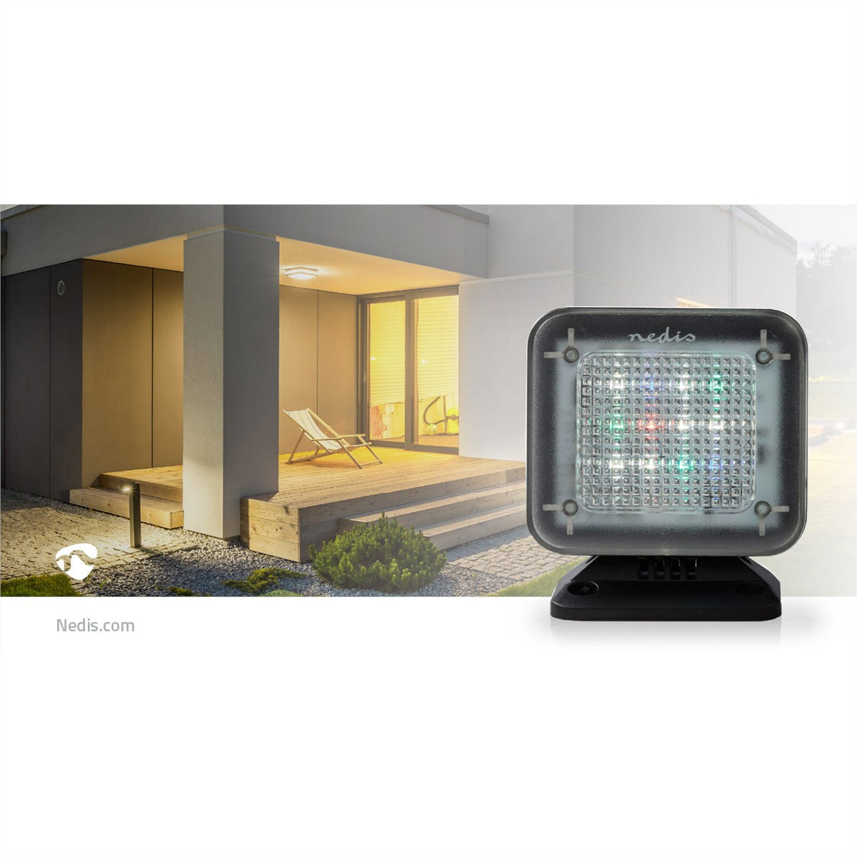 Nedis TV-Simulator – USB-Betrieb, Timer – Schwarz