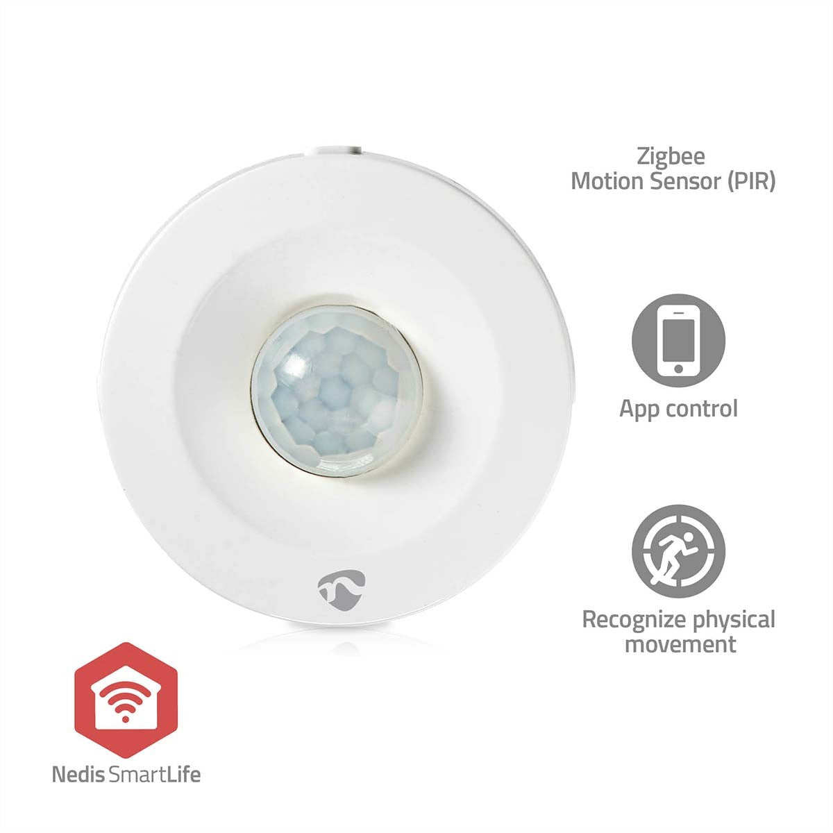 Nedis SmartLife P1 – Sensor – Passiver Infrarot-Sensor (PIR), Innenbereich (IP20)