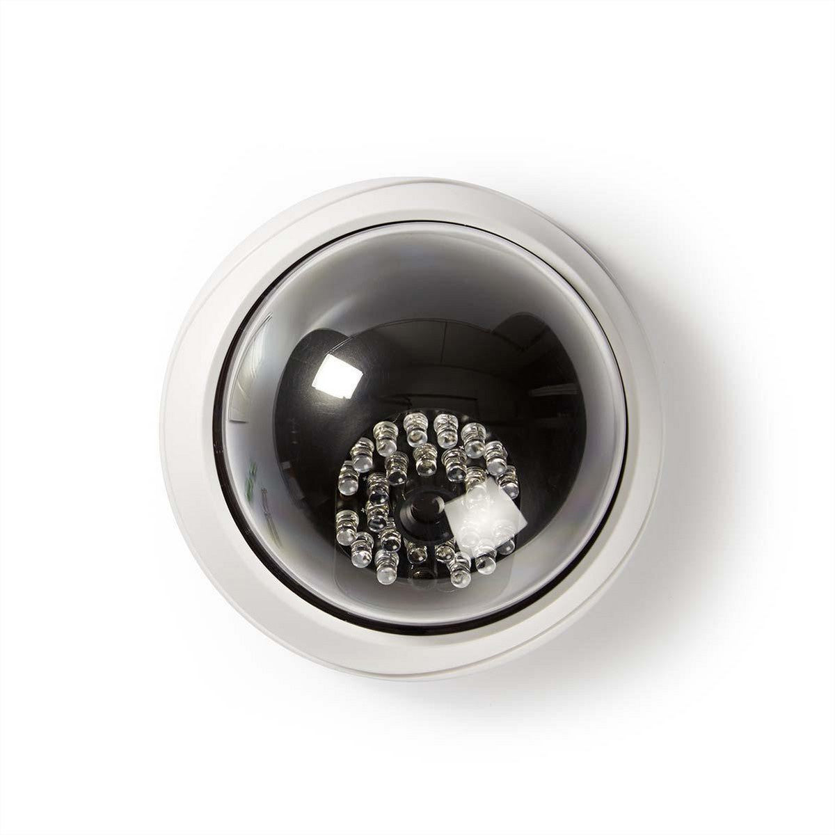 Nedis Dummy-Überwachungskamera Dome – Batteriebetrieben – IP44