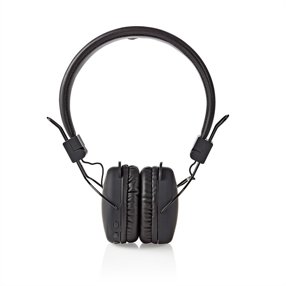 Nedis On-Ear Kopfhörer – Stereo, Kabel + BT, Schwarz, BT 4.2