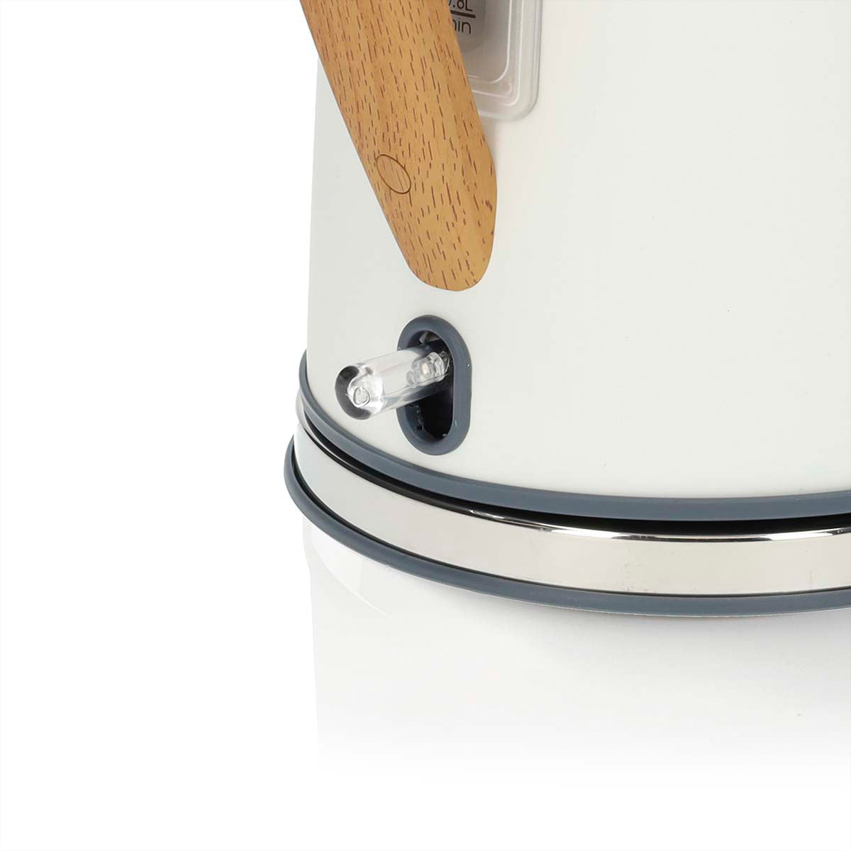 Nedis Wasserkocher – 1,7 l, Kunststoff, 2200 W, Weiss, 360°-Sockel