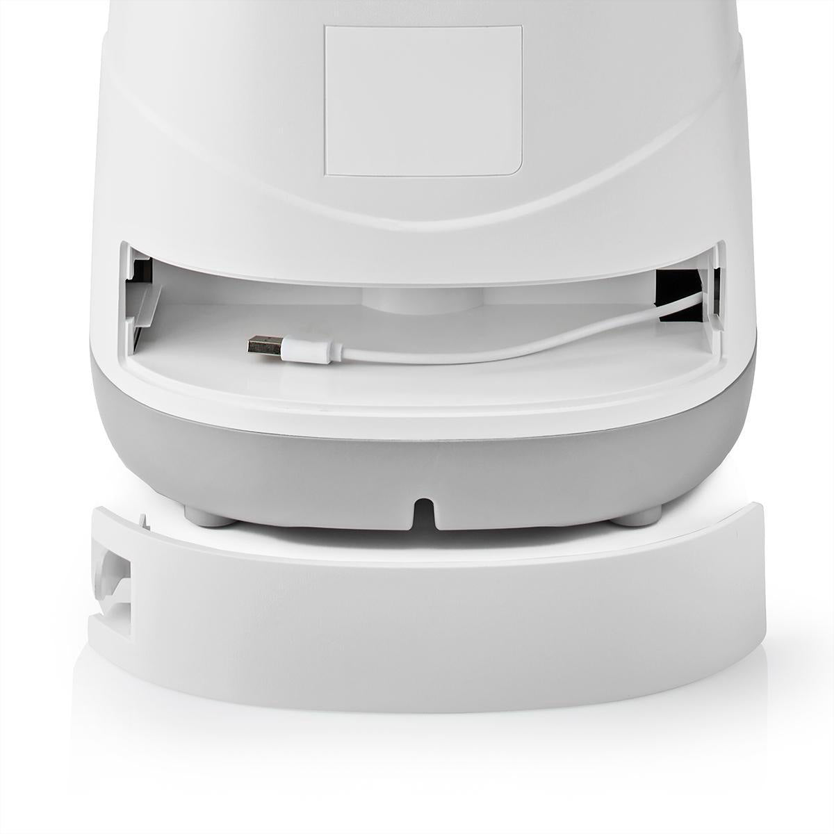 Nedis SmartLife – Zubehör – Futterspender, WLAN, 3,7 l – für Hunde und Katzen, Weiss/Grau