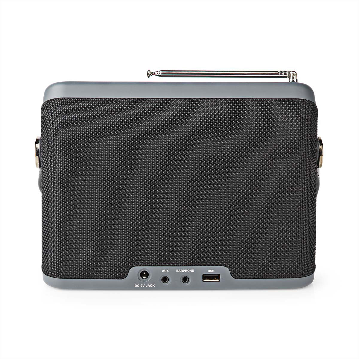 Nedis DAB+/UKW-Tischradio, Bluetooth – Schwarz