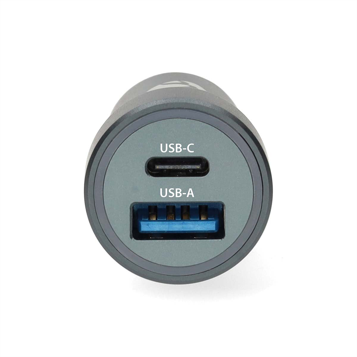Nedis Auto-Ladegerät 48 W – USB-C×1, USB-A×1, PD 3.0, PPS, QC 3.0 – für 12-/24-V-Fahrzeuge – Grau