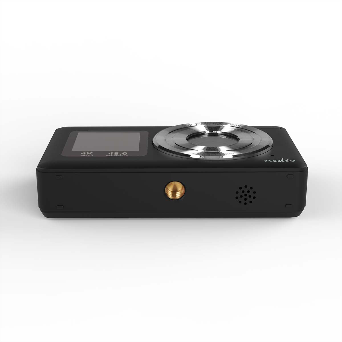Nedis Digitale Fotokamera – 48 MP, 4K, schwarz