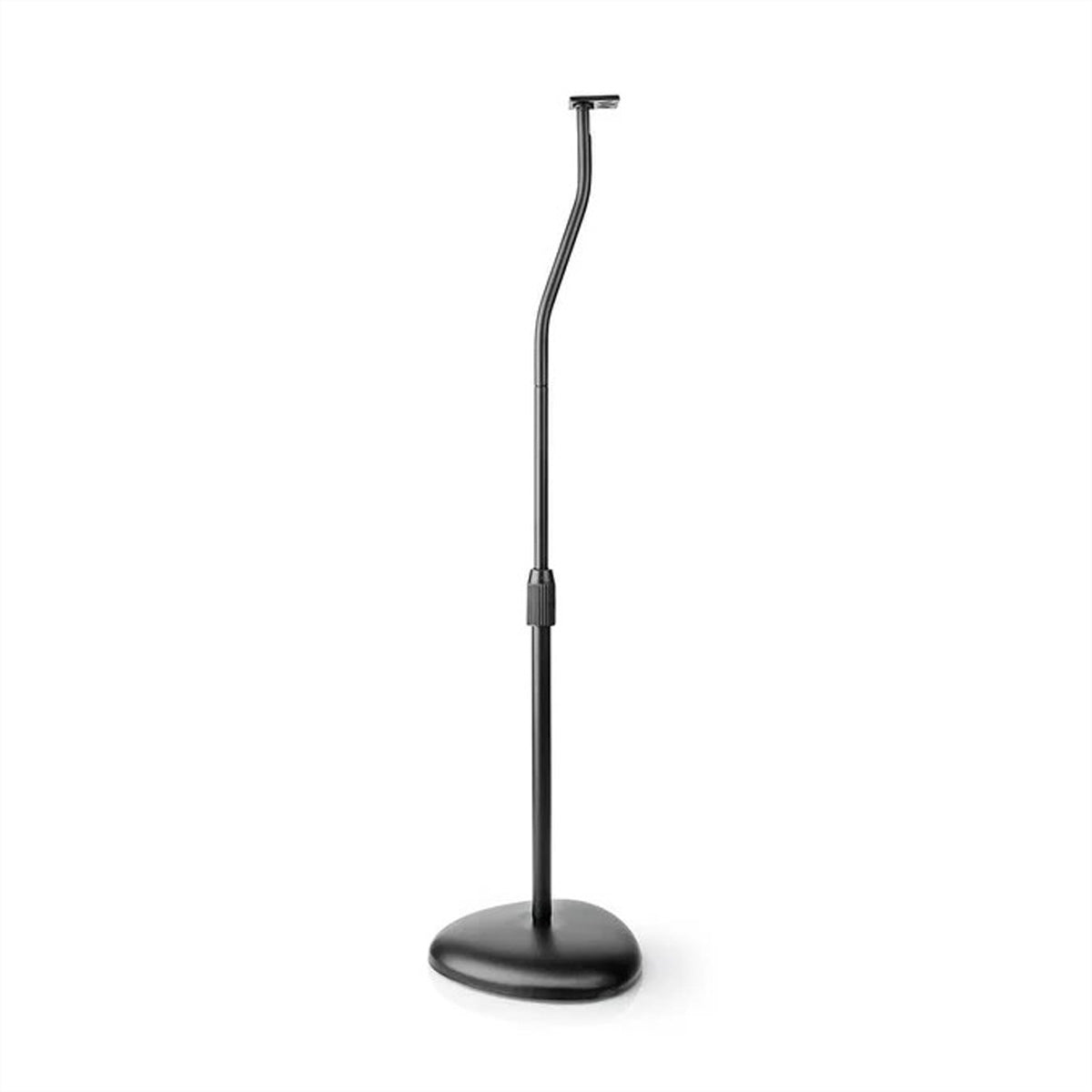 Nedis SPMT2750BK – Lautsprecherständer, 2er-Set, höhenverstellbar, 4,5 kg, für Satelliten-/Regallautsprecher