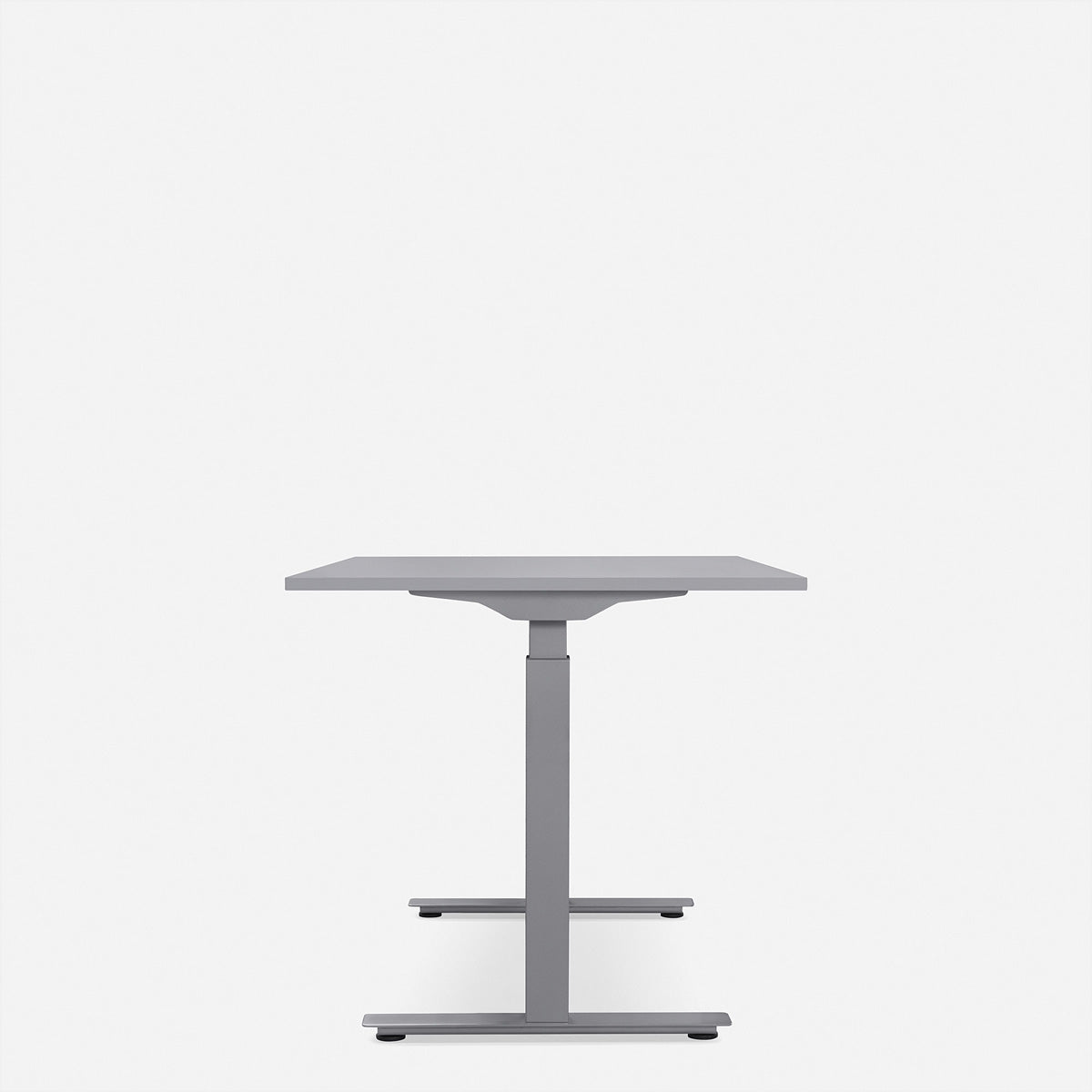 WRK21 – Höhenverstellbarer Tisch, 60 × 100 cm, elektrisch, Grau