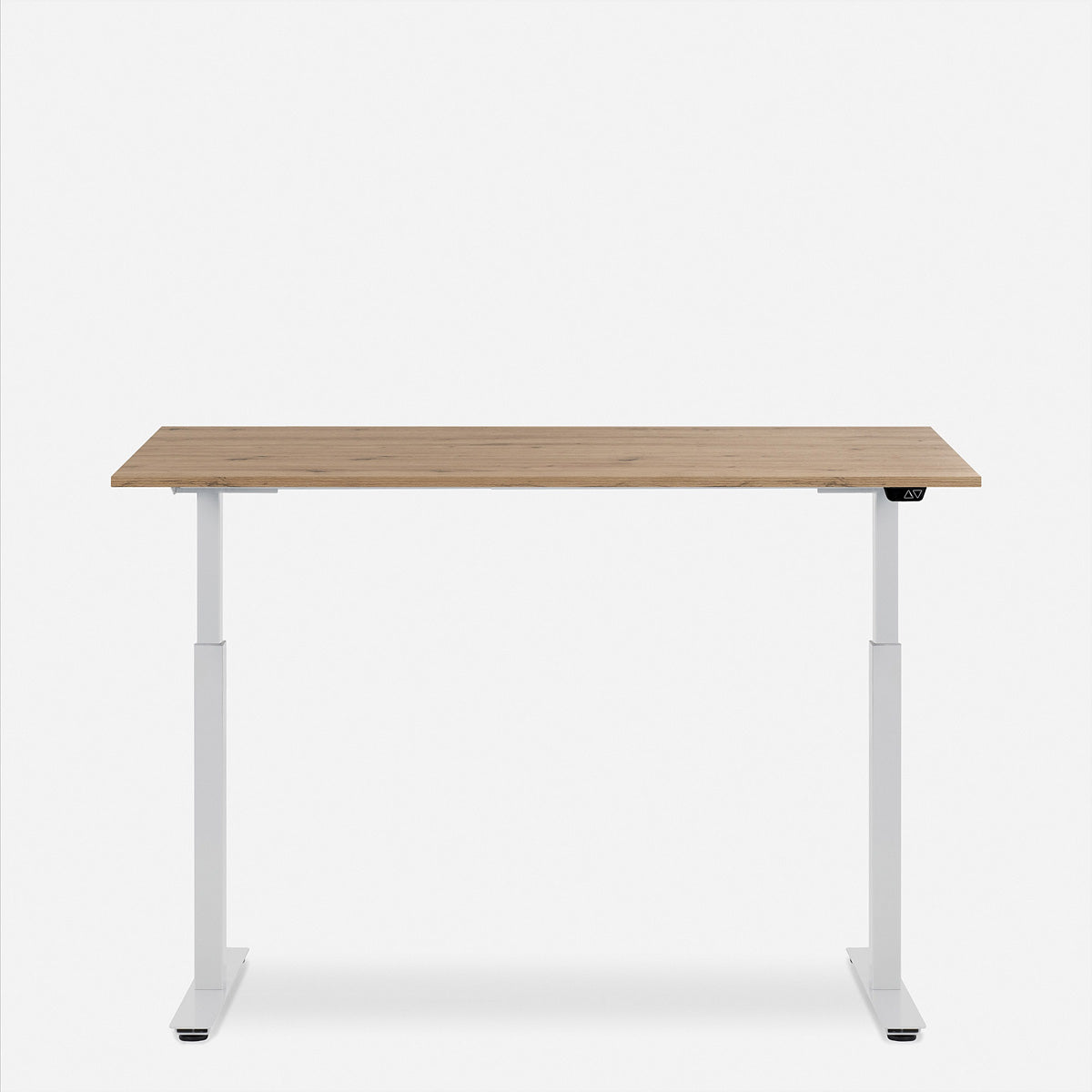 Wrk21 Höhenverstellbarer Tisch, 60 × 100 cm, elektrisch, Beige