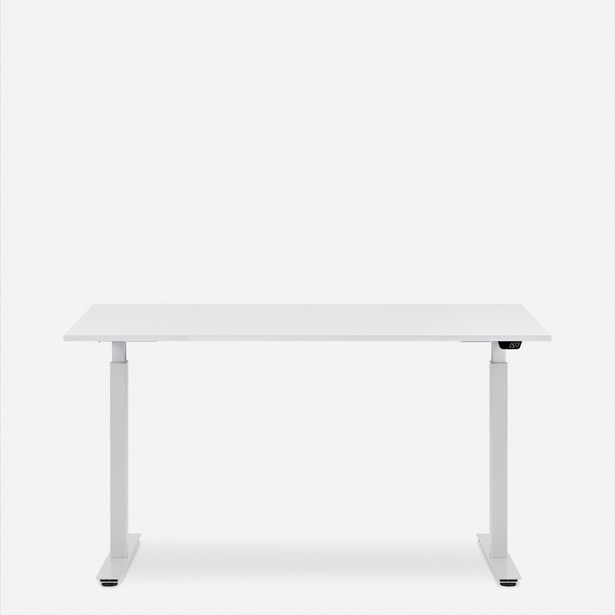 Wrk21 Smart – Höhenverstellbarer Tisch, 80 × 120 cm, elektrisch, weiss