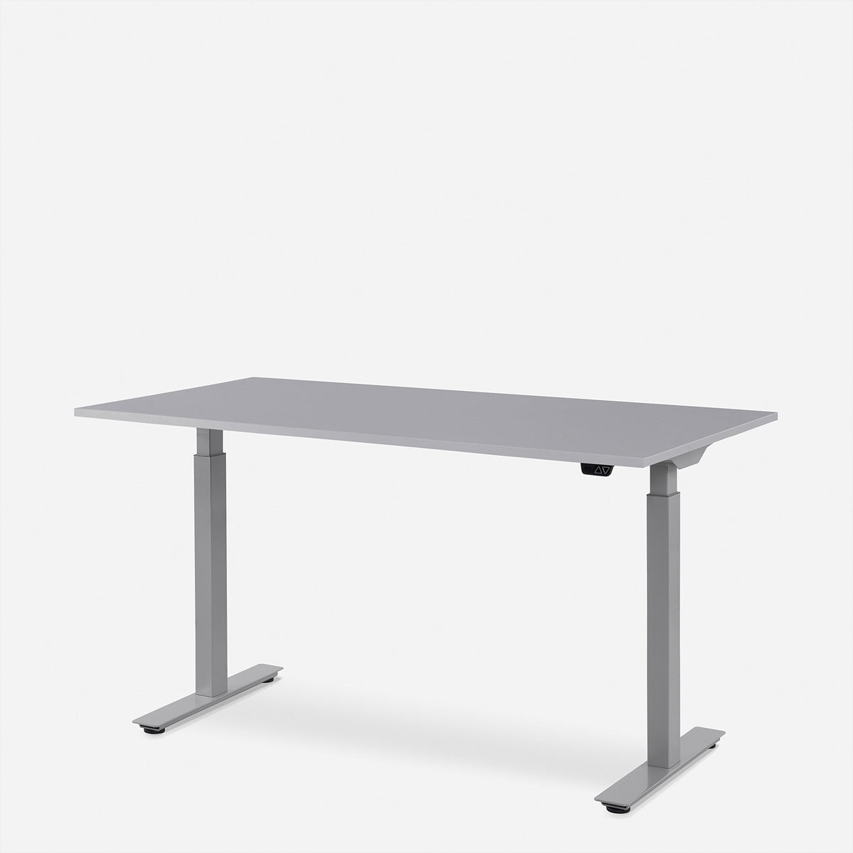 Wrk21 Höhenverstellbarer Tisch, 80 × 120 cm, elektrisch, Grau
