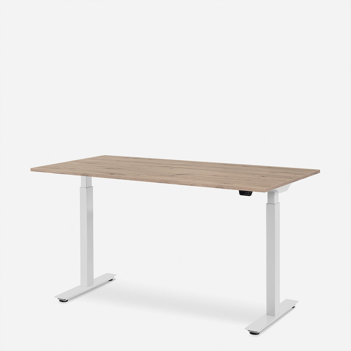 WRK21 Smart – Höhenverstellbarer Tisch, 80 × 120 cm, elektrisch, beige