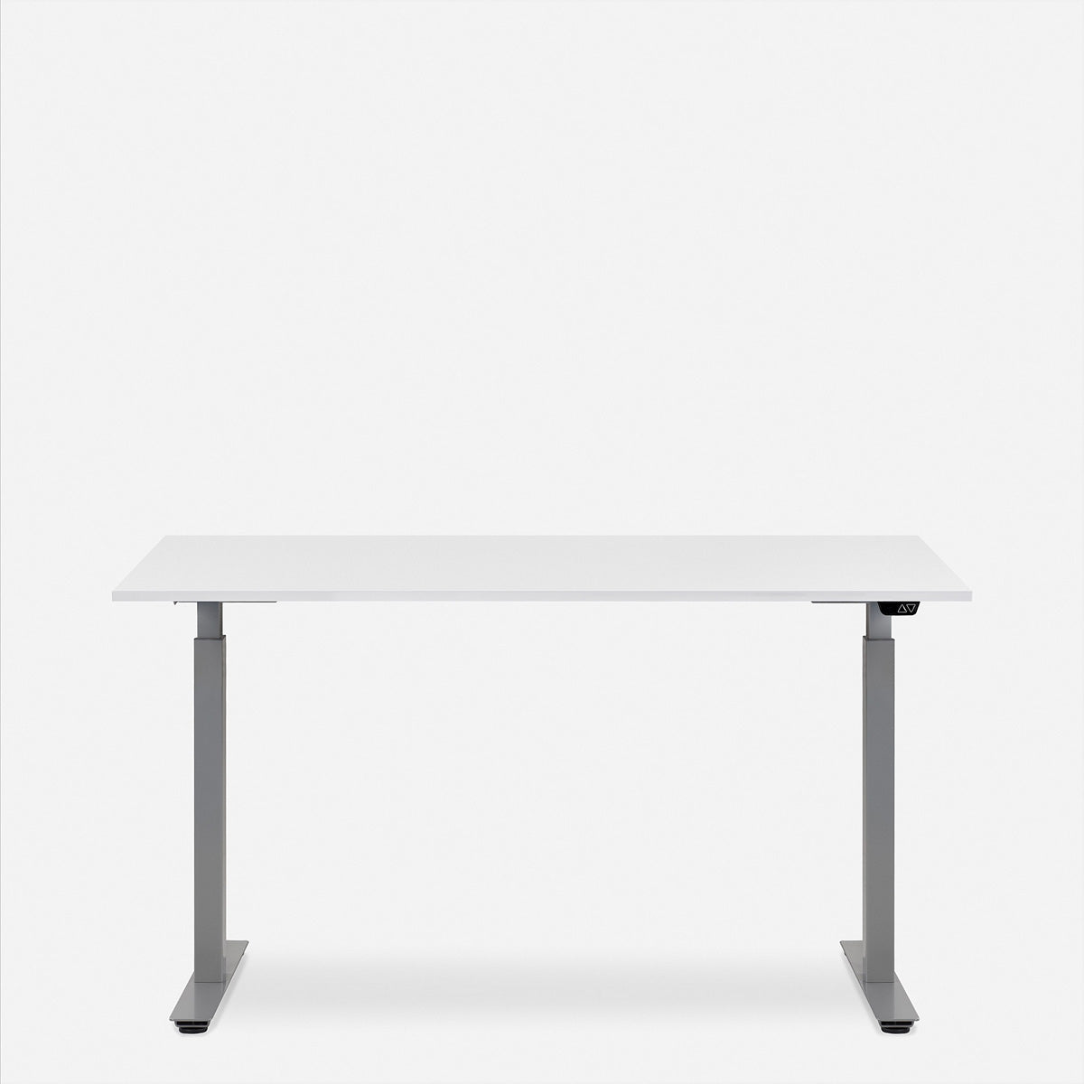 WRK21 Smart – Höhenverstellbarer Tisch, 80 × 140 cm, elektrisch, weiss