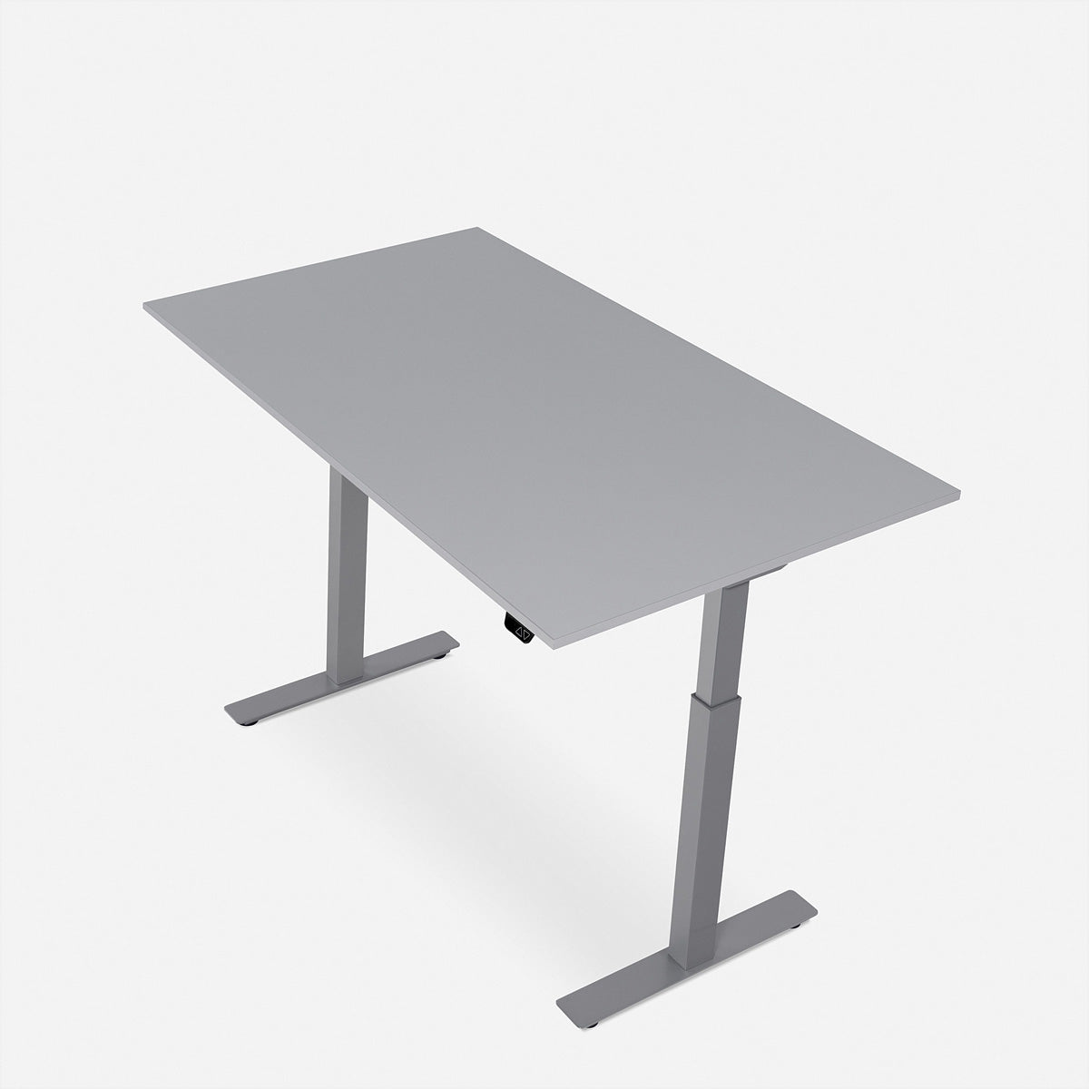WRK21 – Höhenverstellbarer Tisch, 80 × 140 cm, elektrisch, Grau