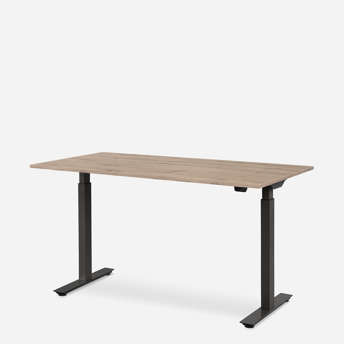 WRK21 Smart – Höhenverstellbarer Tisch, 80 × 140 cm, elektrisch, beige