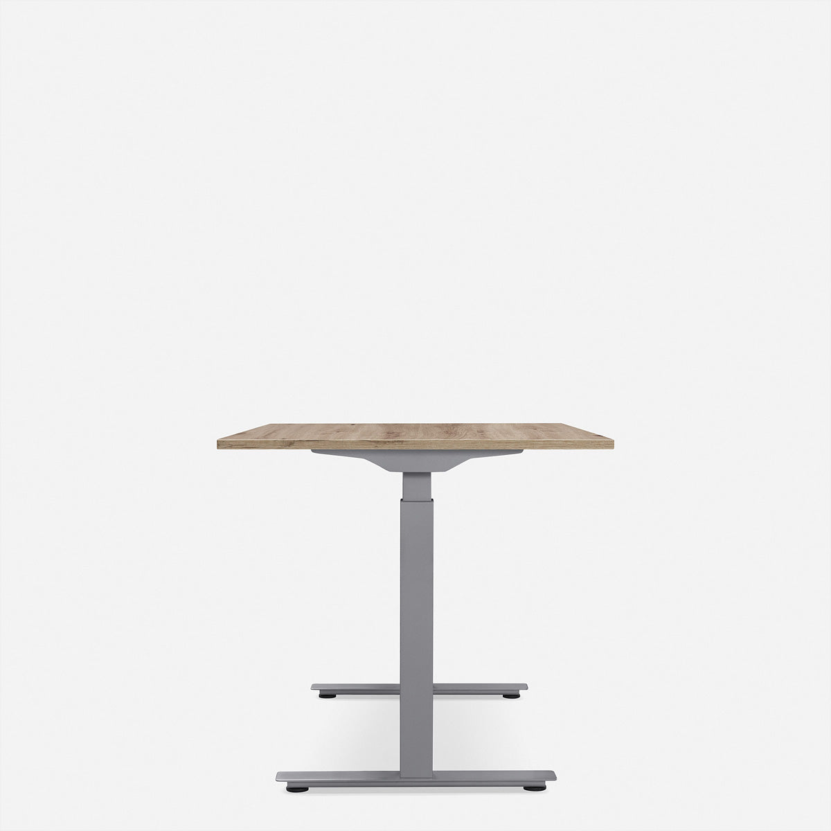 Wrk21 Smart – Höhenverstellbarer Tisch, 140 × 80 cm, elektrisch, Grau/Kendal Eiche