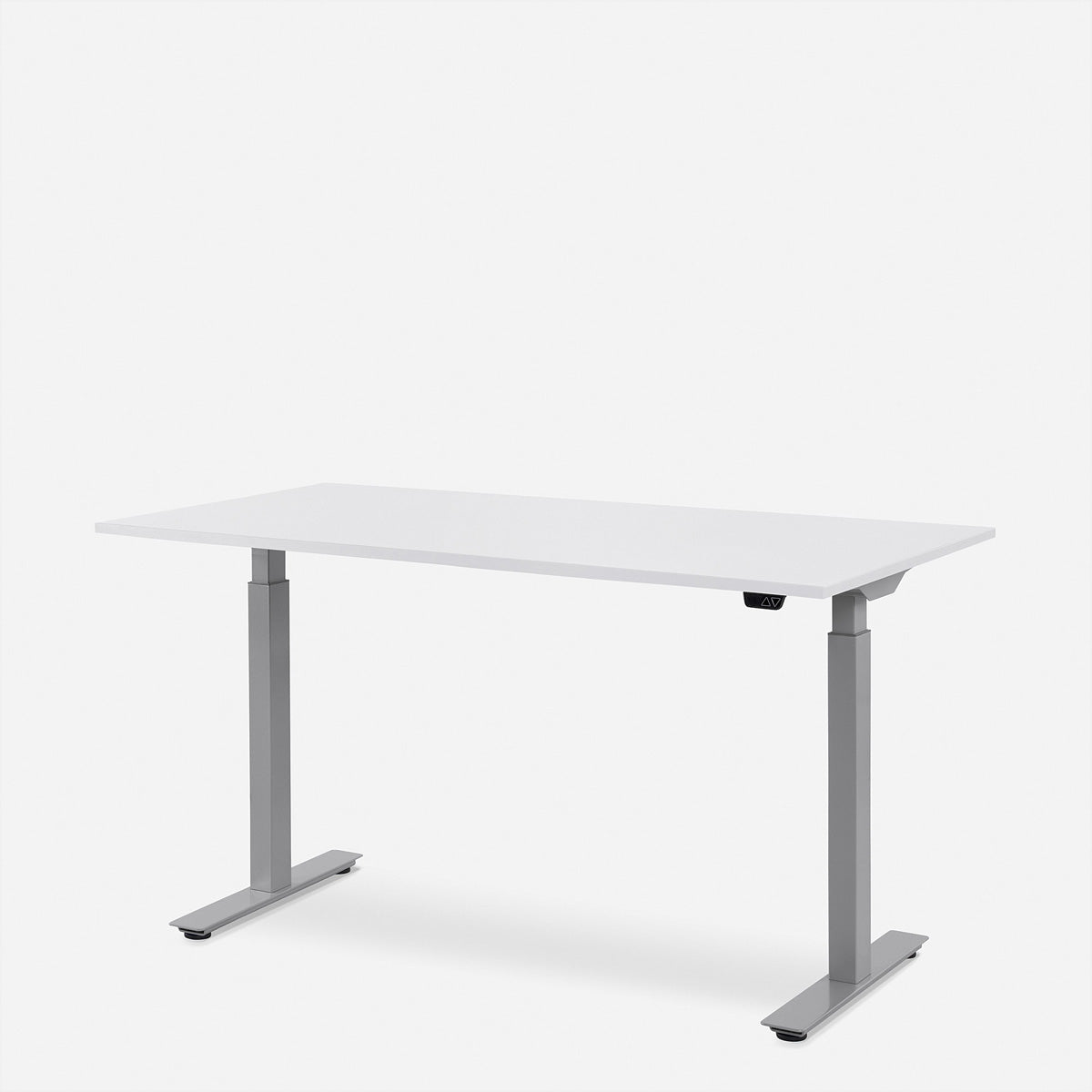 WRK21 – Höhenverstellbarer Tisch, 80 × 160 cm, elektrisch, weiss