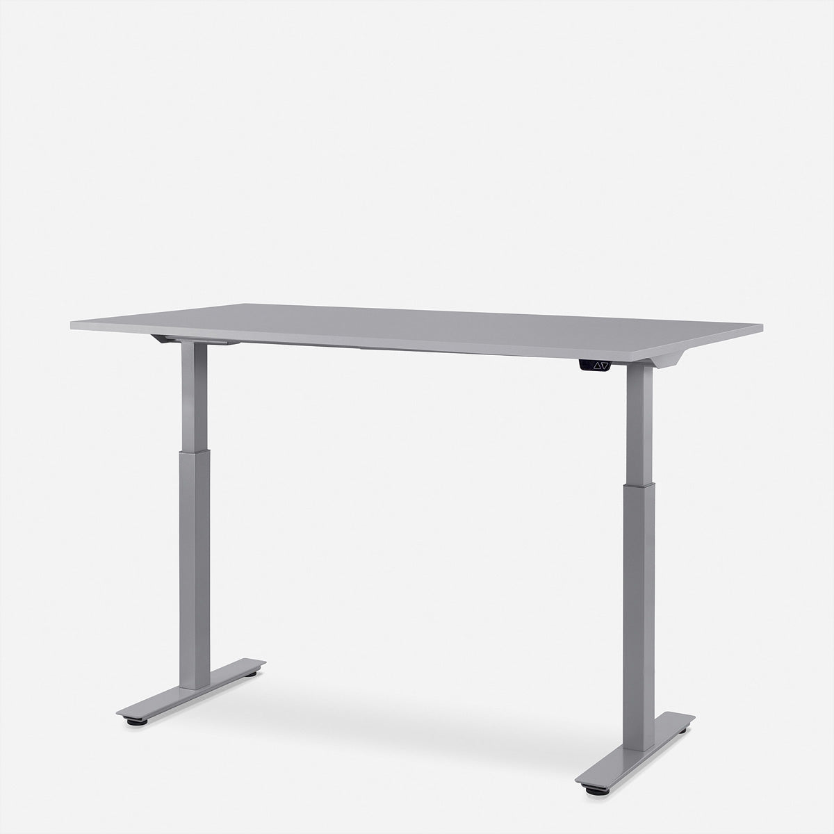 WRK21 – Höhenverstellbarer Tisch, 80 × 160 cm, elektrisch, Grau