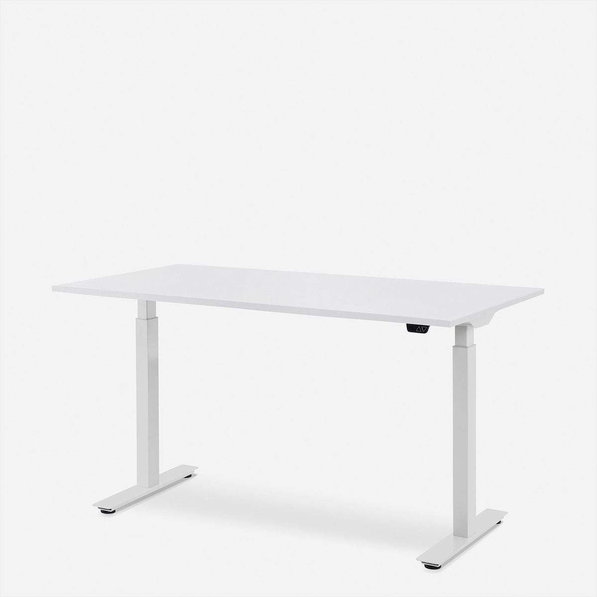 WRK21 Smart – Höhenverstellbarer Tisch, 80 × 180 cm, elektrisch, weiss