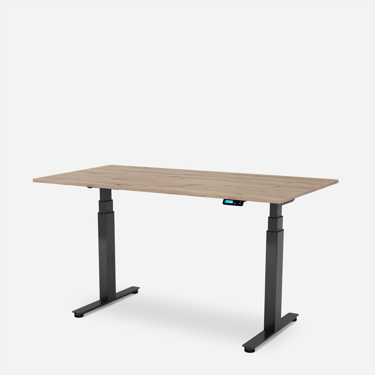 WRK21 – Höhenverstellbarer Tisch, 60 × 100 cm, Beige