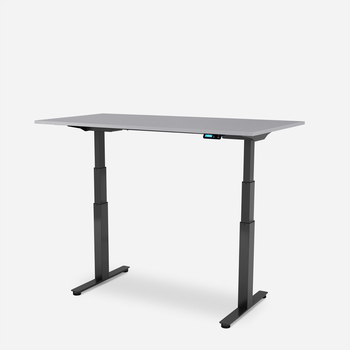 WRK21 – Höhenverstellbarer Tisch, 80 × 120 cm, Grau