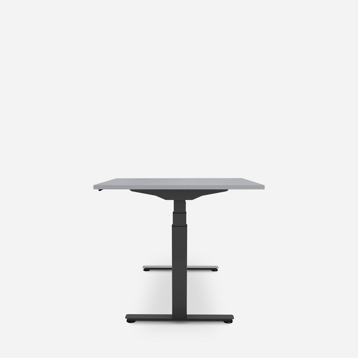WRK21 – Höhenverstellbarer Tisch, 80 × 120 cm, Grau