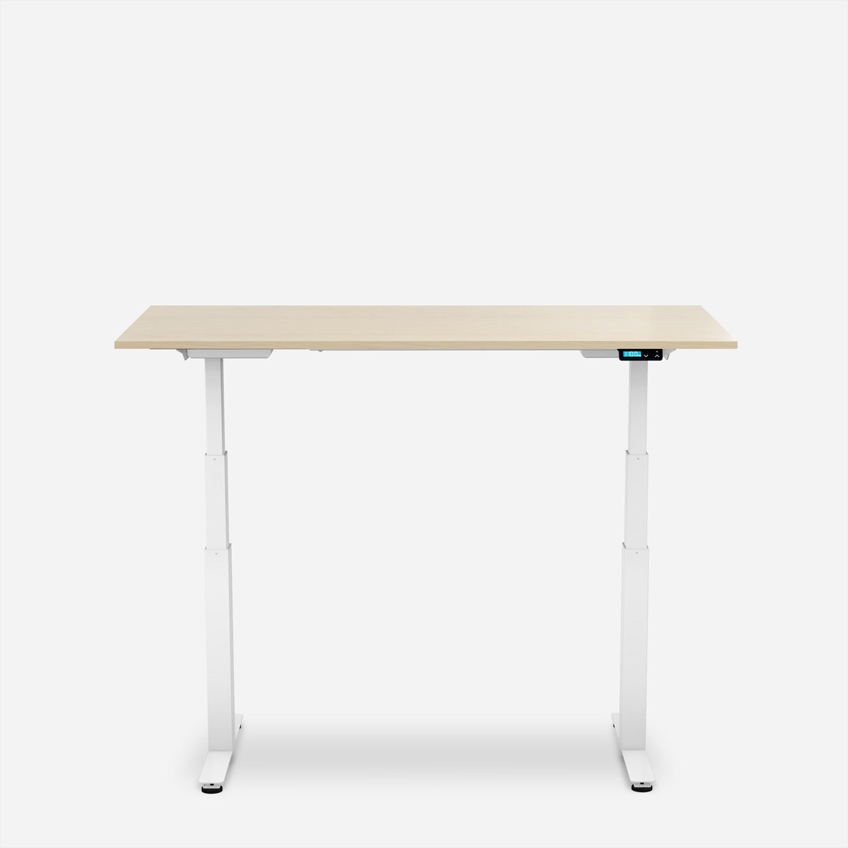 WRK21 – Höhenverstellbarer Tisch, 80 × 120 cm, Braun