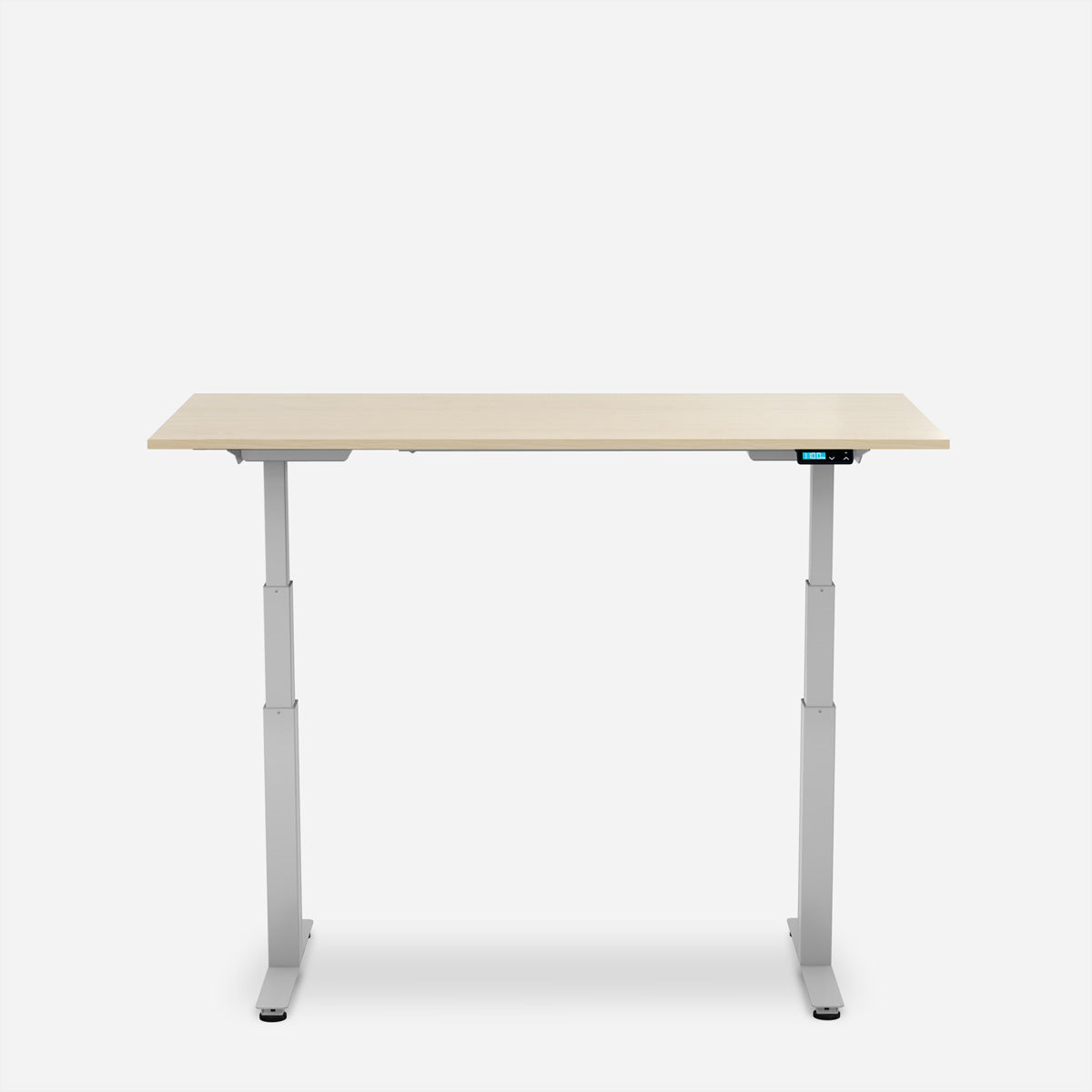 WRK21 Work – Höhenverstellbarer Tisch, 80 × 120 cm, Braun