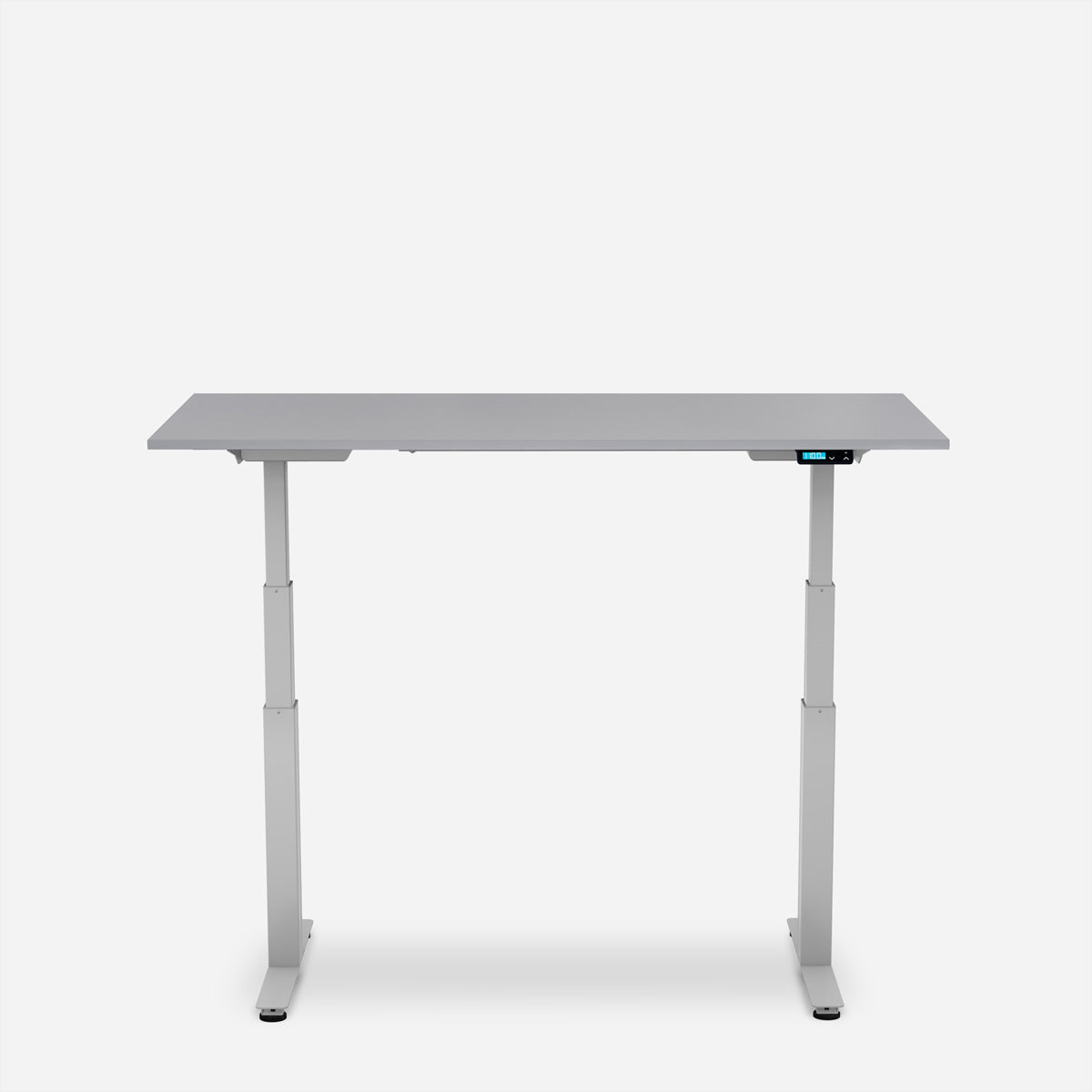 WRK21 Work – Höhenverstellbarer Tisch, 80 × 140 cm, Grau