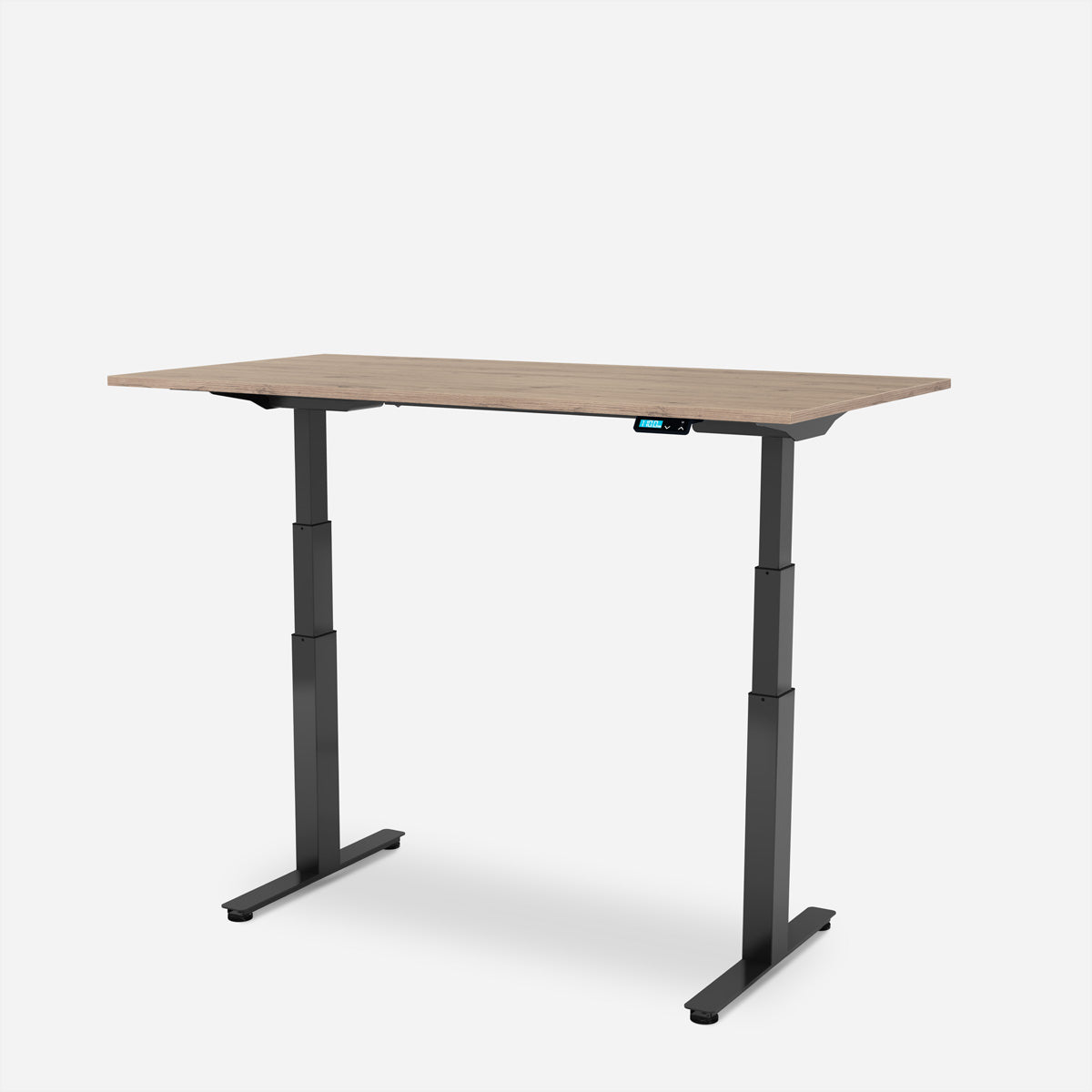 WRK21 – Höhenverstellbarer Tisch, 80 × 140 cm, Beige