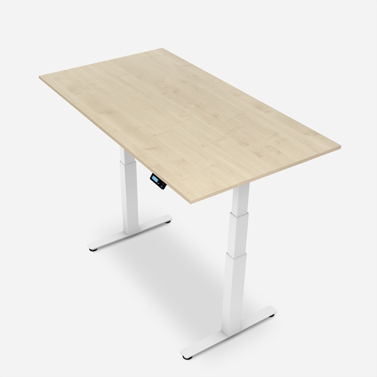 WRK21 – Höhenverstellbarer Tisch, 80 × 140 cm, Braun