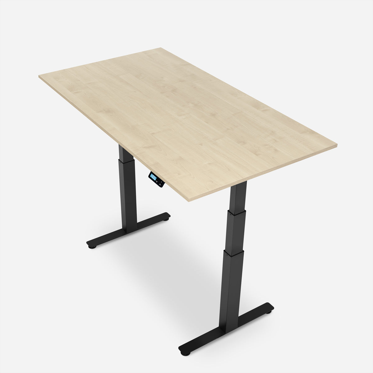 WRK21 Work – Höhenverstellbarer Tisch, 80 × 140 cm, Braun
