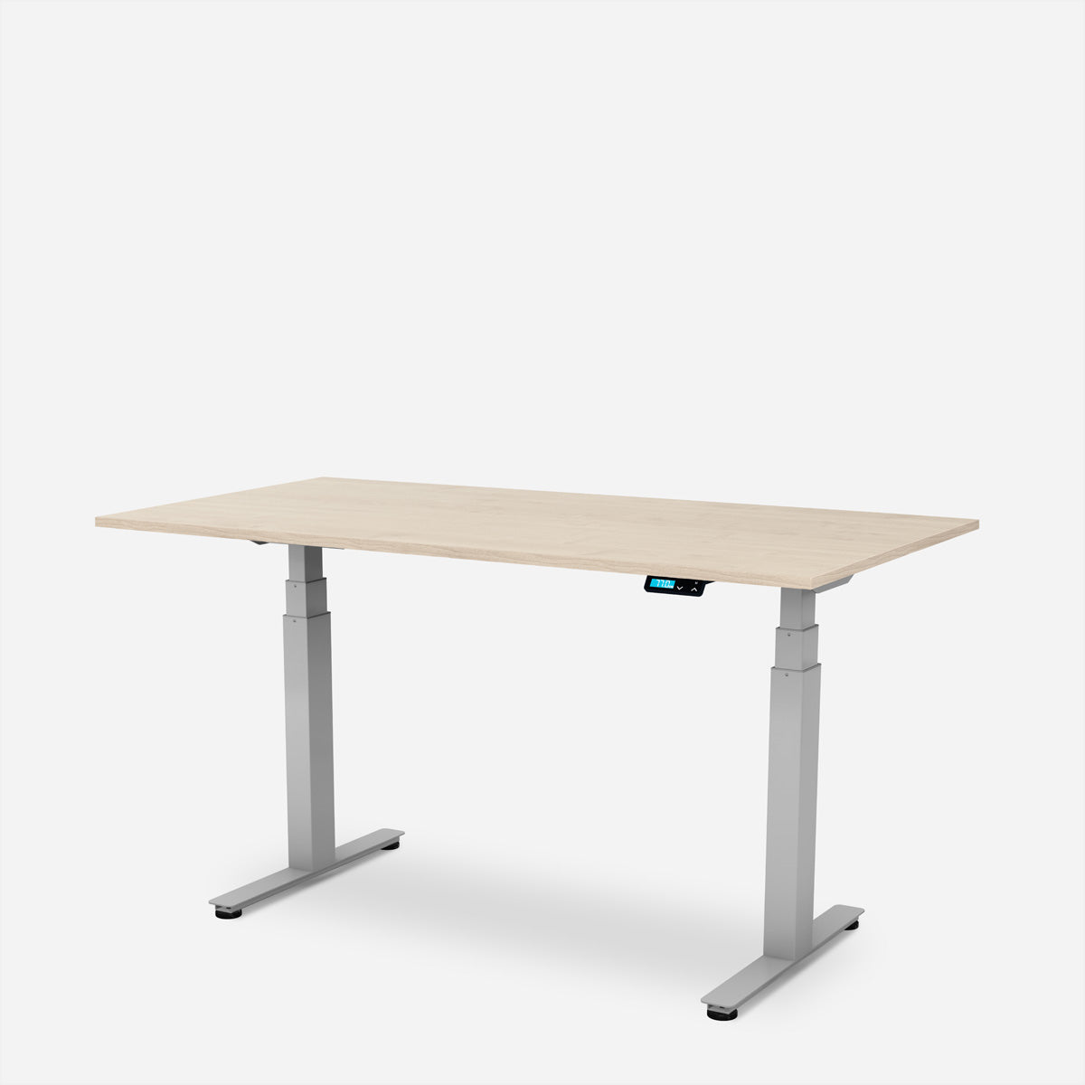 Wrk21 Work – Höhenverstellbarer Tisch, 80 × 140 cm, Braun