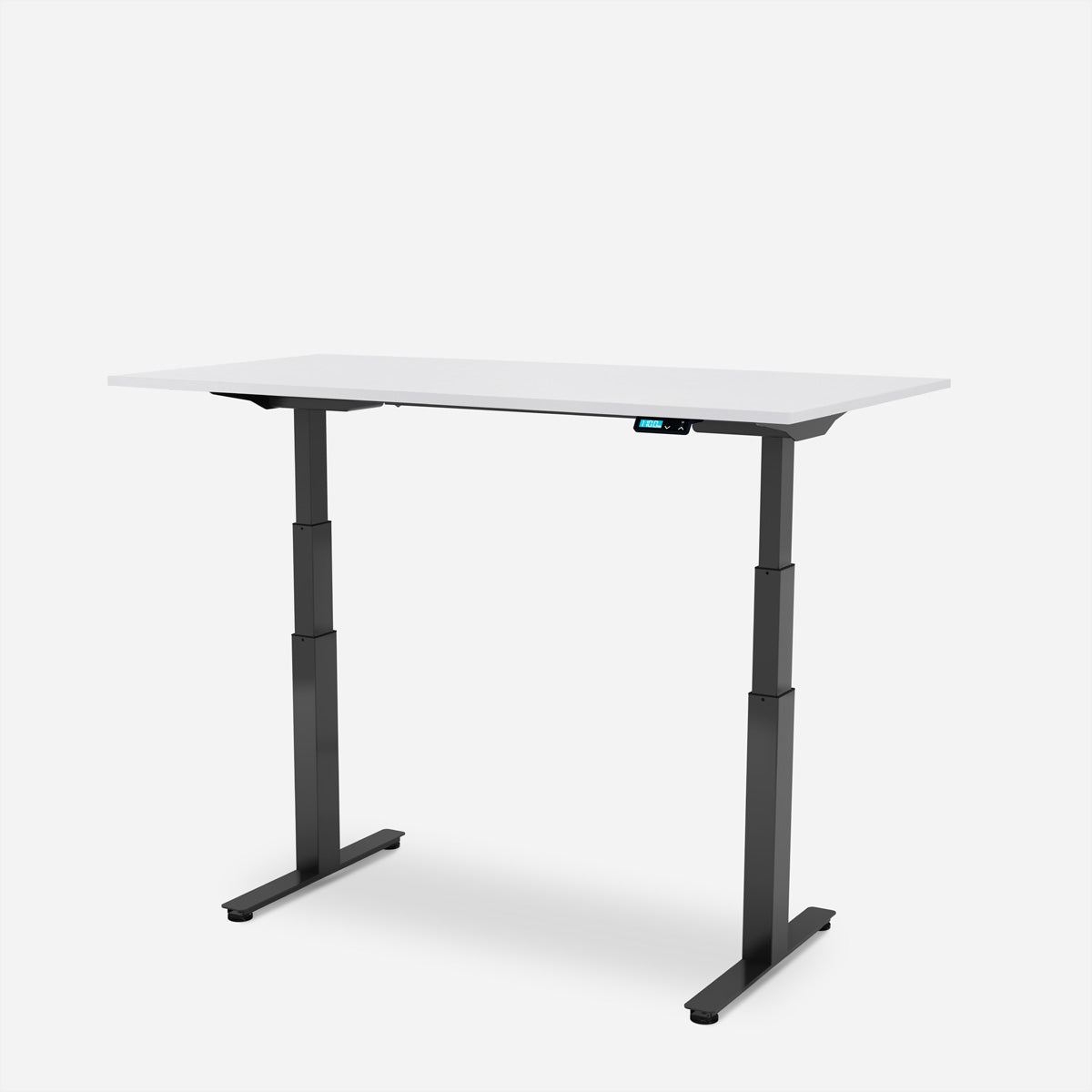 WRK21 – Höhenverstellbarer Tisch, 80 × 160 cm, Weiss