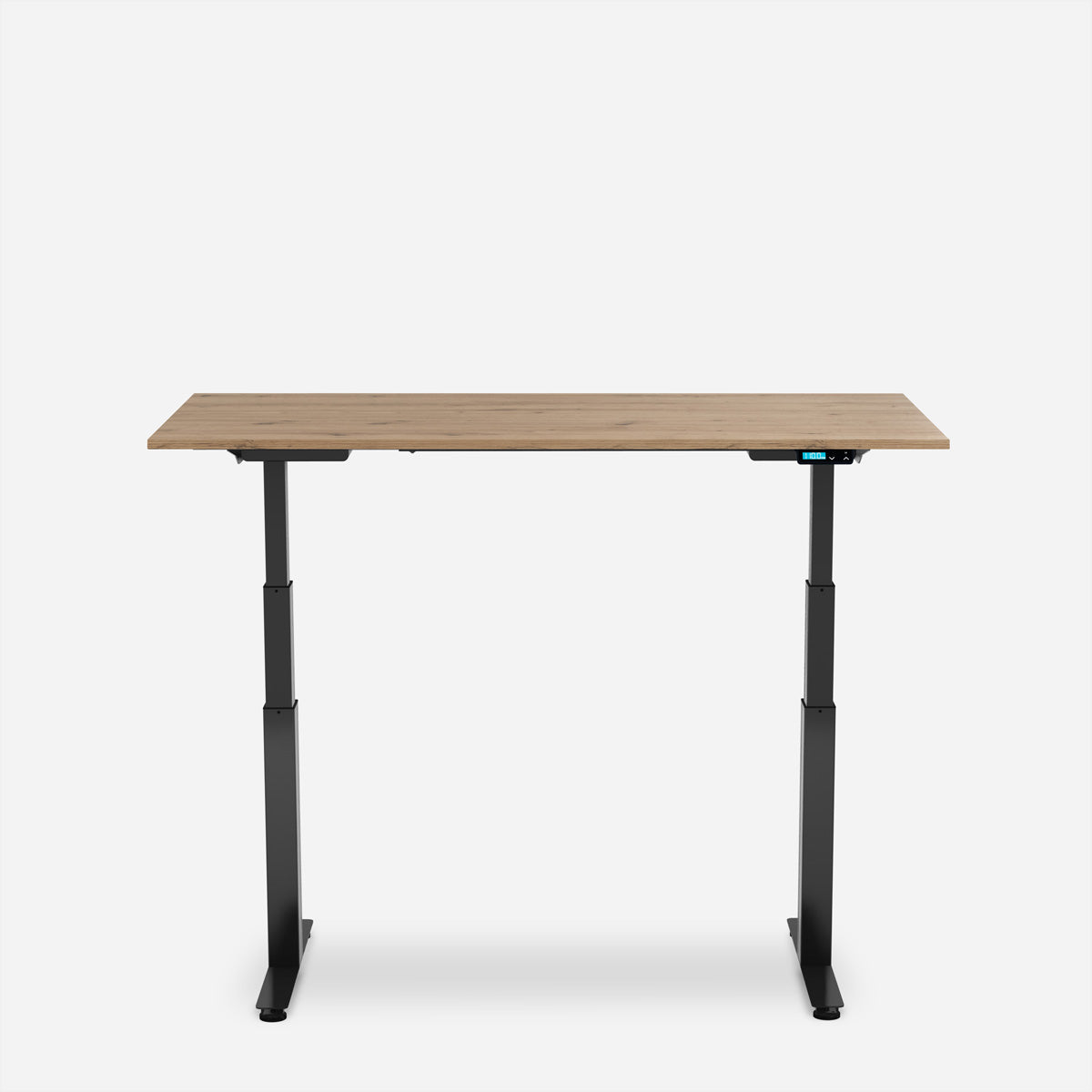 WRK21 Work – Höhenverstellbarer Tisch, 80 × 160 cm, Beige