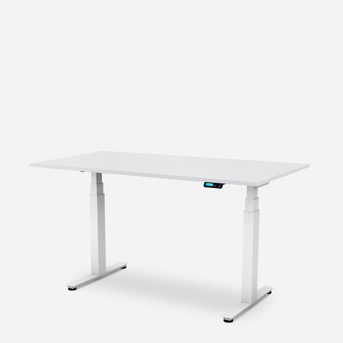 WRK21 Work – Höhenverstellbarer Tisch, 80 × 180 cm, Weiss